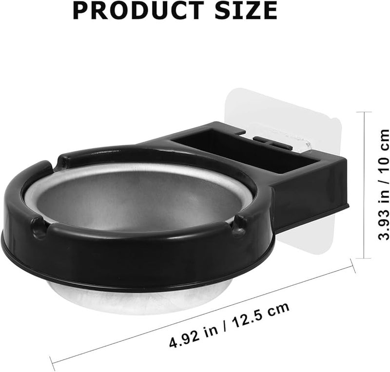 مجموعة منفاخ الحائط 2 قطعة أسود أبيض مقاوم للماء الحمام توفير المساحة - Image 2